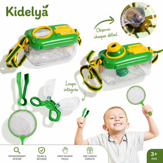 Kit d’observation des insectes pour enfants (4 ans+) 🔍